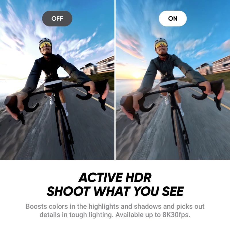 Insta360 X4 Air - น้ําหนักเบา 165g 8K 360 กล้อง, เอฟเฟกต์ไม้เซลฟี่ที่มองไม่เห็น, เลนส์เปลี่ยนได้, Shoot First & Frame Later, การ์ดลมในตัว, FlowState Stabilization, AI-Powered App thumbnail 9