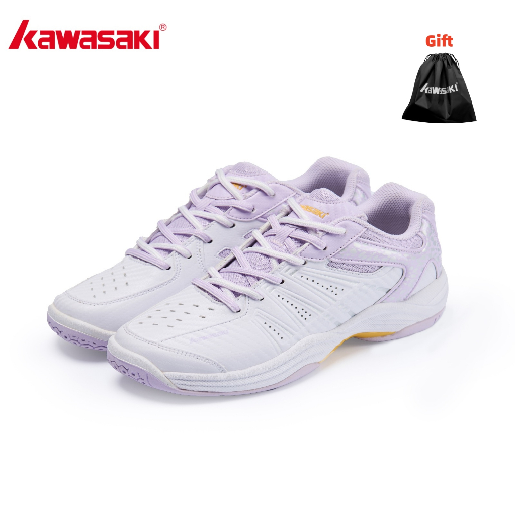 Kawasaki รองเท้าแบดมินตัน รองเท้ากีฬา รองเท้าพิคเกิลบอลสไตล์เรโทร สำหรับผู้หญิง และ ผู้ชาย ใช้สำหรับ