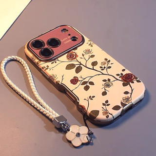สวยวินเทจดอกไม้เข็มขัด camellia chain Case สําหรับ iphone 16…