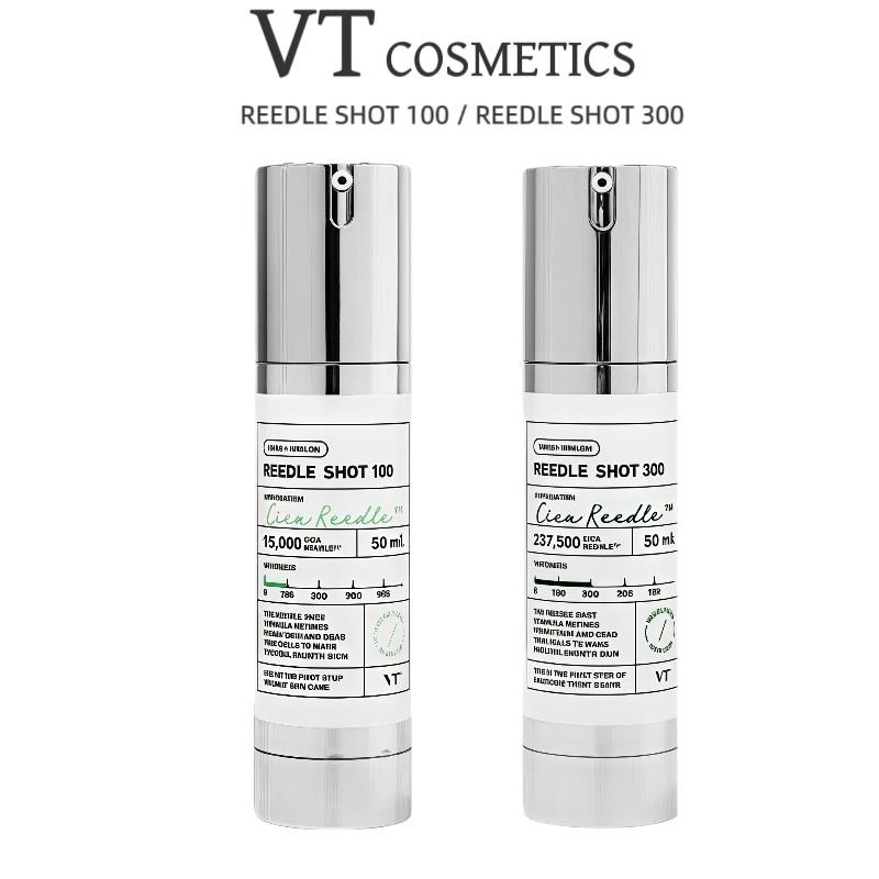 Vt COSMETICS CICA Reedle Shot 100/300 | Spicule Microneedleing Serum 50ml สตาร์ทเตอร์ผิว การปรับปรุงการดูดซึมผิว