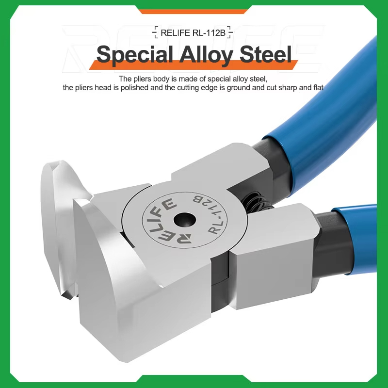 RELIFE RL-112B คีมตัดแหวนกล้อง 90° คีมตัดแบนมุมขวาสําหรับเครื่องมือถอดกรอบกล้องหลัง iPhone