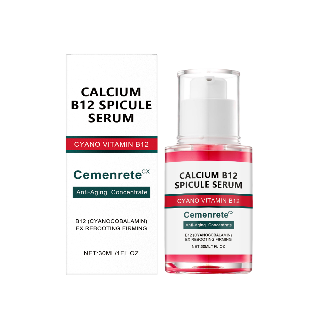 CALCIUM B12 SPICULE SERUM - Cemenrete Cyano Pink Spicule Serum, 1.01 fl oz (30 ml)