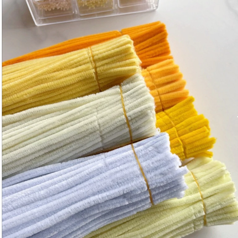 ลวดกำมะหยี่ DIY 100 ชิ้น สีสันสดใส หลากหลายแบบ ใช้สร้างสรรค์งานศิลปะได้ทุกเพศทุกวัย thumbnail 5