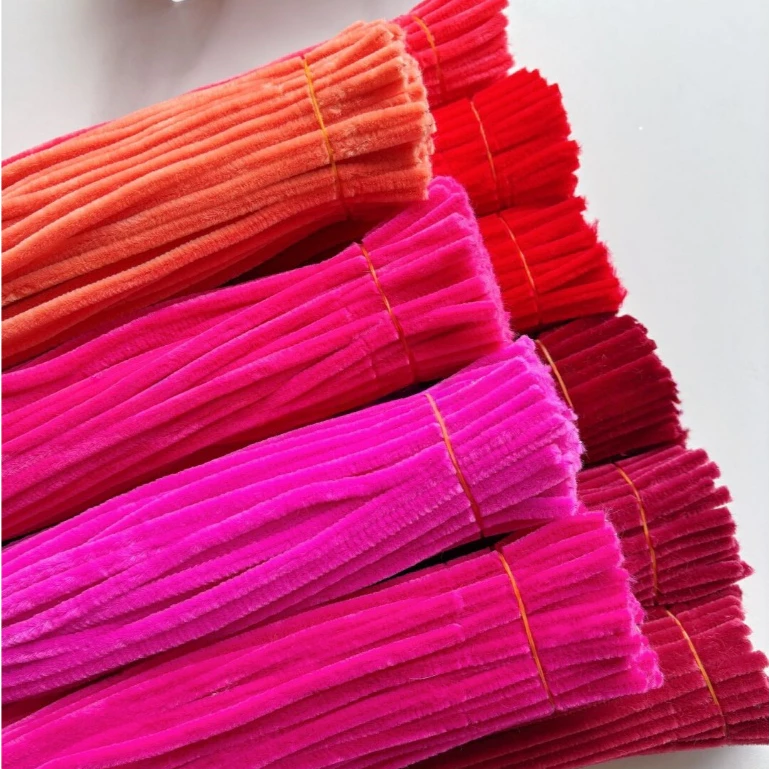 ลวดกำมะหยี่ DIY 100 ชิ้น สีสันสดใส หลากหลายแบบ ใช้สร้างสรรค์งานศิลปะได้ทุกเพศทุกวัย thumbnail 8