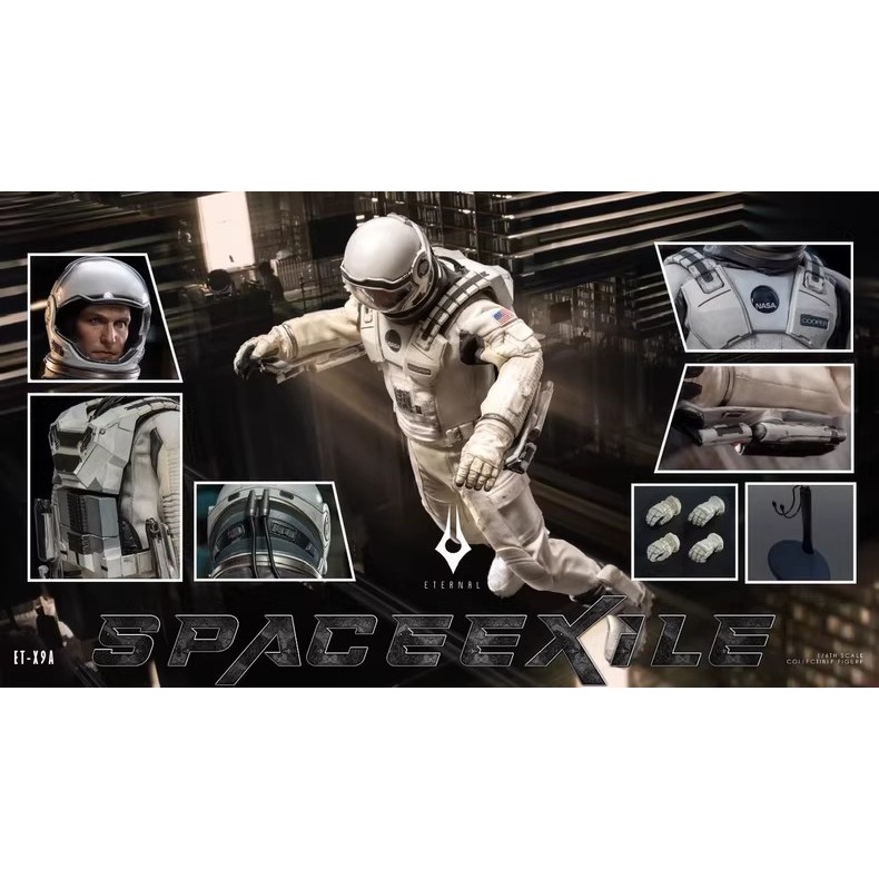 ETERNAL 1/6 Interstellar Exile Action Figure ET_X9 นักบินอวกาศ Interstellar Crossing Action Figure ร
