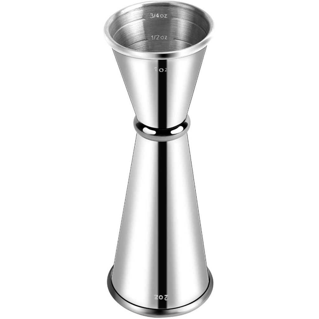 Double Cocktail Jigger - สแตนเลส 304 พรีเมี่ยม 2 OZ 1 OZ พร้อมการวัดภายในสําหรับบาร์เทนเดอร์