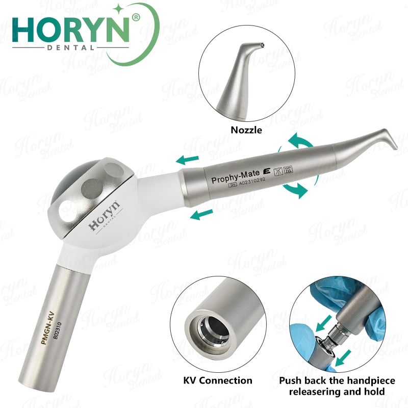 Dental Air Prophy Jet สําหรับฟันไวท์เทนนิ่งทําความสะอาด Air Water Polisher Jet Air Flow สุขอนามัยช่อ