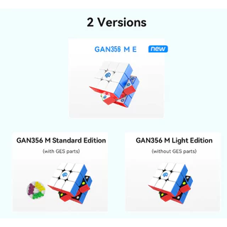 GAN 356 M รูบิค 3x3 แม่เหล็ก Gan 356 ME ของขวัญของเล่นแข่งรถมืออาชีพสําหรับเด็ก