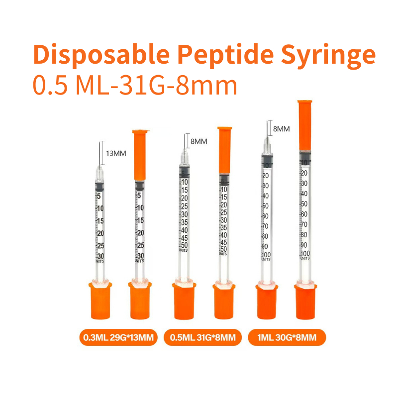 100ชิ้น0.5มิลลิลิตร/ซีซี-31ก-8มิลลิเมตรปั๊มฉีดทิ้งฆ่าเชื้อบรรจุเป็นรายบุคคลสําหรับห้องปฏิบัติการ,คู่มือตู้,วัดของเหลว,เลี้ยงสัตว์