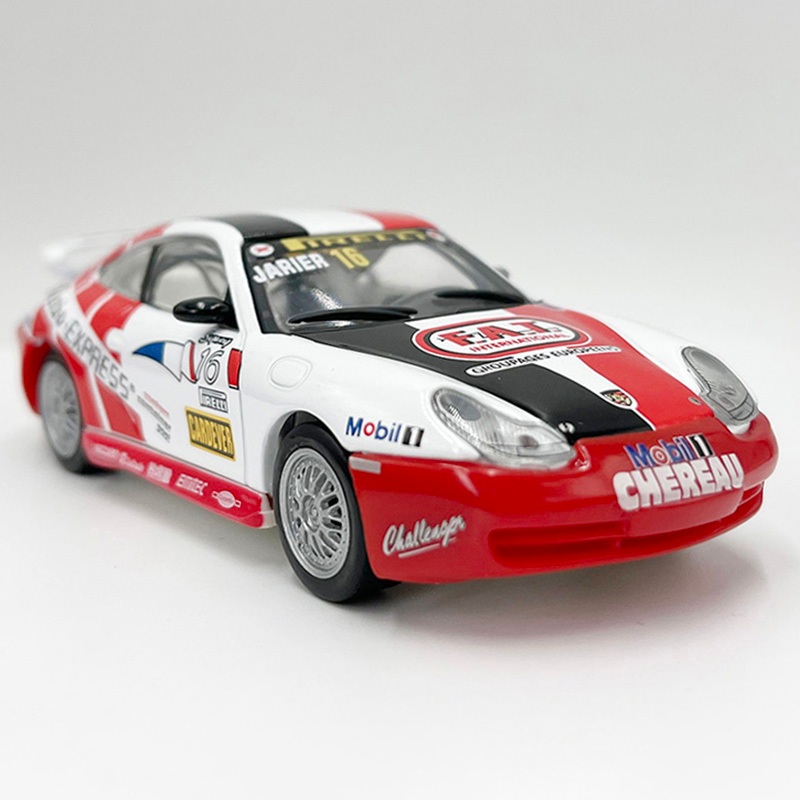 1:43 โมเดลรถเหล็กของเล่น Porsche 911 GT3 Miniature Replica Racing Car