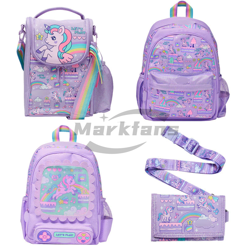 Australia Purple Unicorn Lets Play Junior Backpack collection