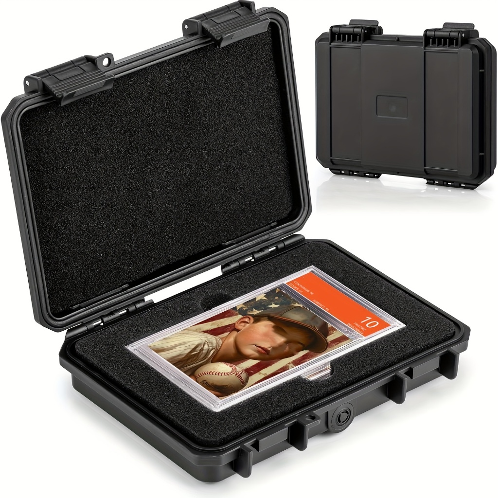 ขนาดภายนอก 19.8 x 15.2 ซม. One-Slot กล่องเก็บการ์ดแบบเดี่ยว สําหรับการ์ด Graded 1-3 ใบ รองรับ PSA BGS TCG PTCG
