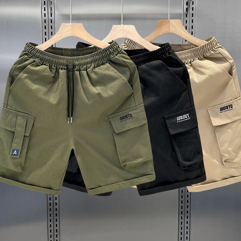 กางเกงขาสั้นลำลองผู้ชาย สำหรับฤดูร้อน ระบายอากาศได้ดี มีหลายไซส์ตั้งแต่ M ถึง 5XL