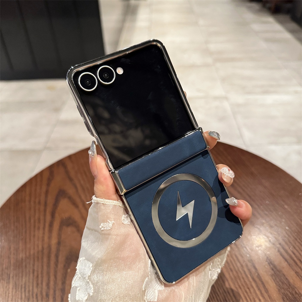 เคส Samsung Galaxy Flip 7 สําหรับ Samsung Flip 7 6 5 4 เคสโทรศัพท์มือถือกันกระแทกแม่เหล็ก