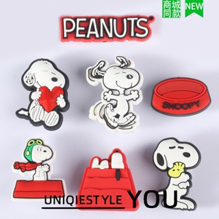 รองเท้าหัวคล้องลายการ์ตูนสนูปปี้ พร้อมชิ้นส่วนเปลี่ยนได้ 7 ช…