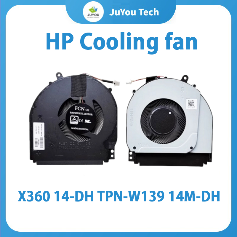 พัดลมระบายความร้อน CPU สําหรับ HP Pavilion X360 14-DH TPN-W139 14M-DH 14T-DH DH1056 DH1025TX พัดลม C