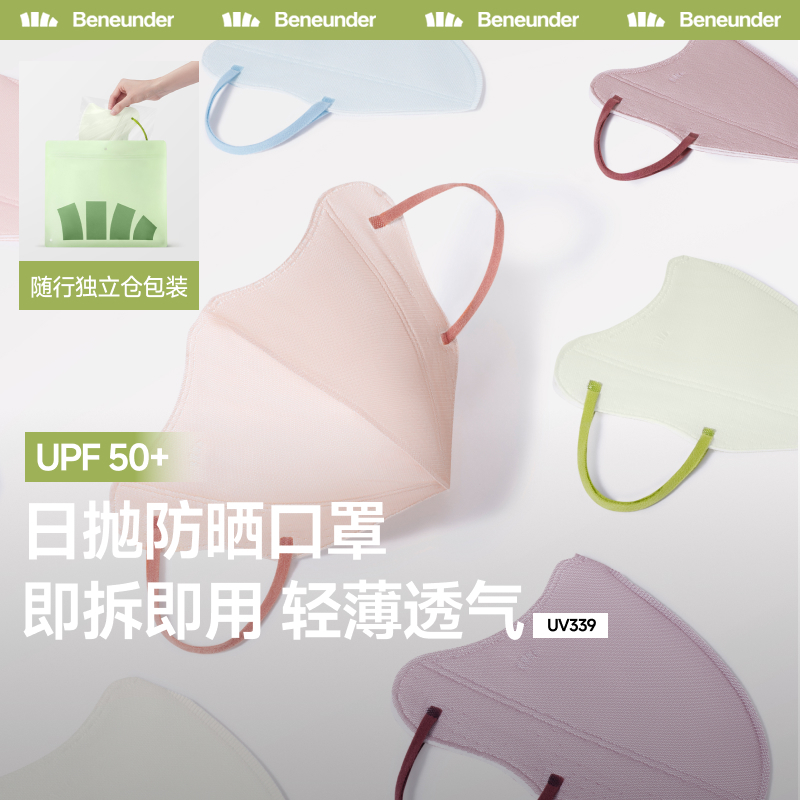Beneunder UV339 Daily Disposable Sunscreen Mask