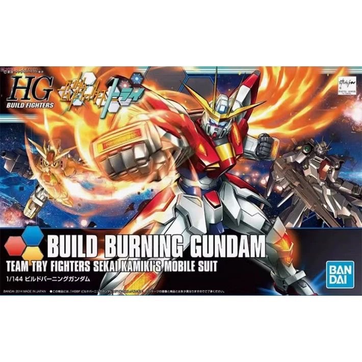 BANDAI HG 1/144 HGBF Mobile Suit Gundam BUILD BURNING GUNDAM