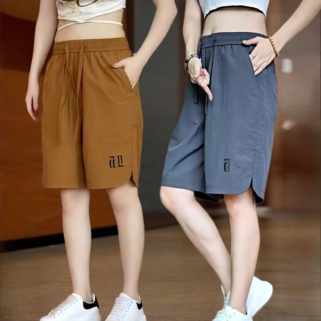 กางเกงคาร์โก้สำหรับผู้หญิงไซส์ใหญ่ตัวนี้ ทรงขากว้าง สวมใส่สบาย เนื้อผ้านุ่ม ระบา