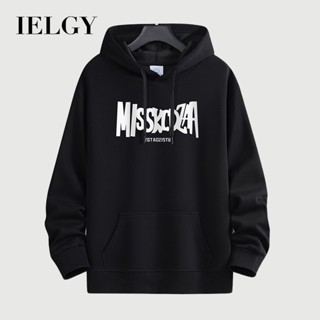 IELGY ขนาดบวกผ้าฝ้ายคลุมด้วยผ้าเสื้อกันหนาวผู้ชายใหม่เยาวชนห…