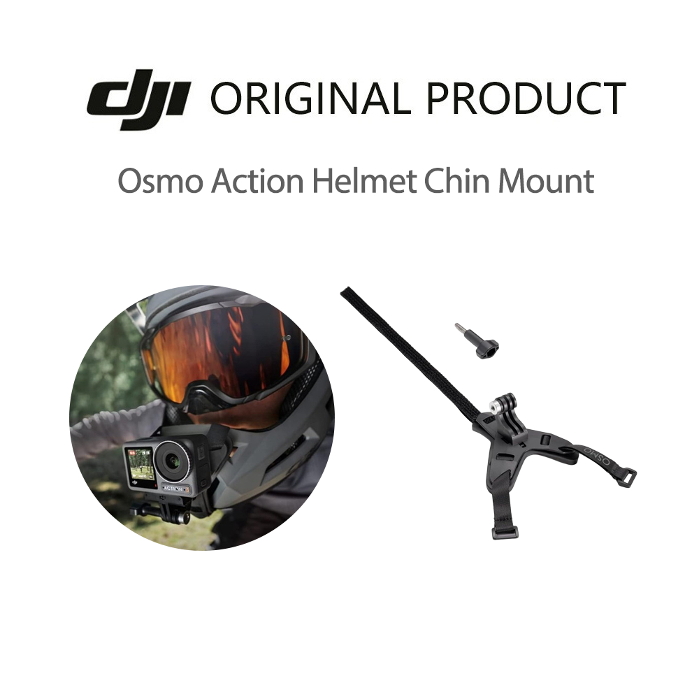 DJI Osmo Action หมวกกันน็อค Chin Mount สําหรับ Osmo 360/Nano/Action 6/5 Pro/4/3/2