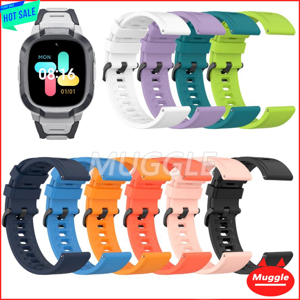 Mibro Watch Phone P6 ซิลิโคนกีฬานาฬิกาสายสีสันสดใส Mibro นาฬิกาโทรศัพท์ Mibro P6 สายรัดข้อมือซิลิโคน P6 สายคล้อง