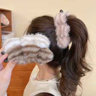 จัดวอลล์ฟแพร่ปลอมสำหรับผม ของตกแต่งผมทรงตุ๊กตา สำหรับผู้หญิง…