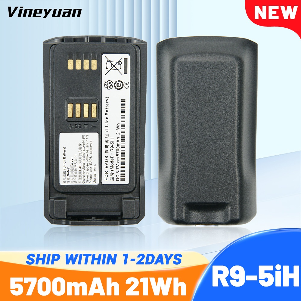 DC-1393.7V 5700mAh R9-5iH แบตเตอรี่ Li-ion สําหรับ EADS Airbus Cassidian THR9 THR9 C-30 THR9 + THR9i
