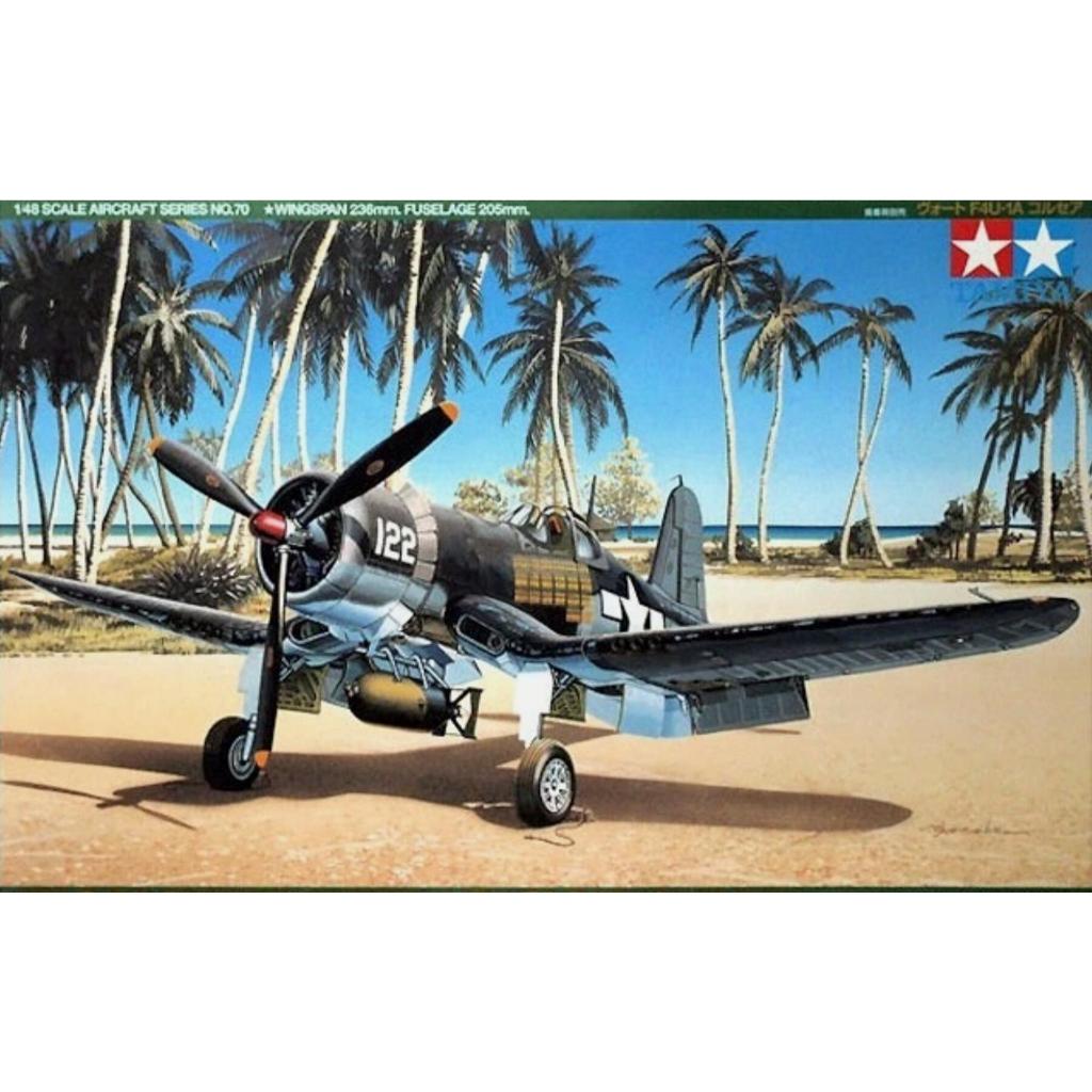 Tamiya 61070 1/48 Scale Aircraft Model Kit USNavy Vych F4U-1A Corsair Mk II
