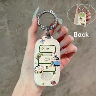 OFF WE GO Toyota Yaris Cross Ativ 2022-2025/Avanza/Raize/Veloz Key Cover - พิมพ์ TPU เครยอนชินจัง, Perfect Fit