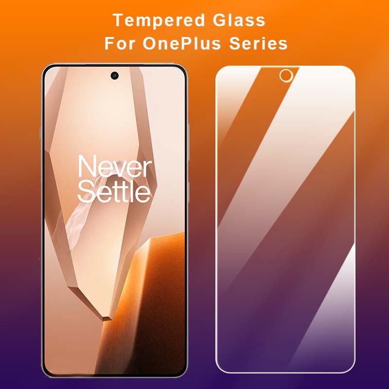 สําหรับOne Plus 15 13 13T 10T 10R 9 9R 9RTกระจกนิรภัยใส 9H 2.5Dพรีเมี่ยมป้องกันหน้าจอระเบิดฟิล์มToug