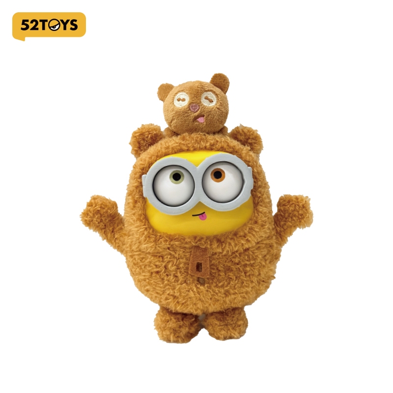 52TOYS Minions Bob & Tim – Best Buddies Forever Series Vinyl Plush Keychain Blind Box Figure Toy
