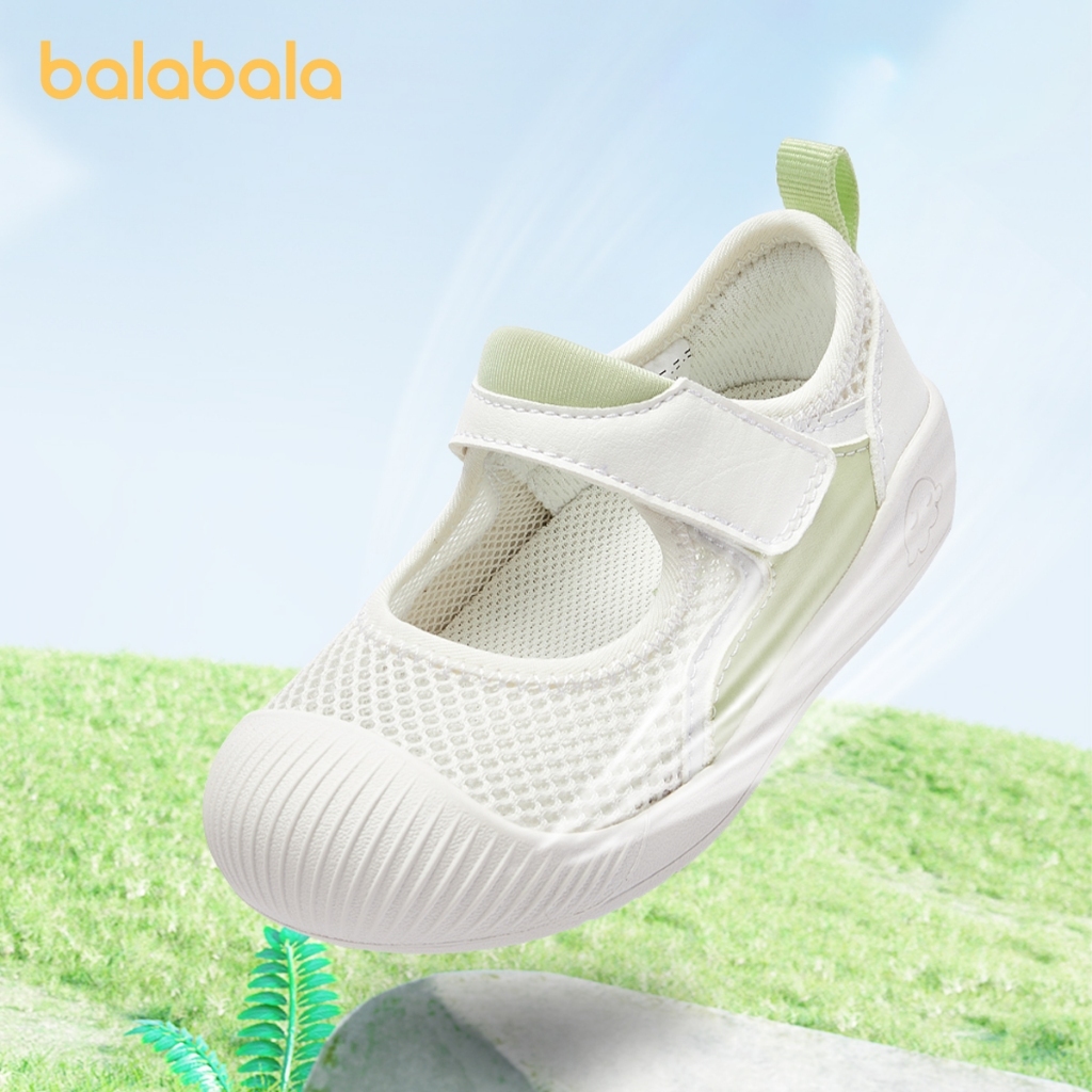 Balabala เด็กรองเท้าเด็ก Walker รองเท้าเด็กรองเท้าแตะรองเท้าทารก 2025 ฤดูร้อนใหม่ Antislip Breathable ตาข่าย ~