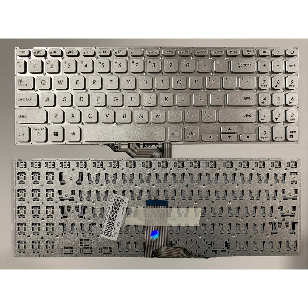 แป้นพิมพ์แล็ปท็อป US Layout สําหรับ ASUS X512 X512F X512D X512J X512FA X512DA X512JA