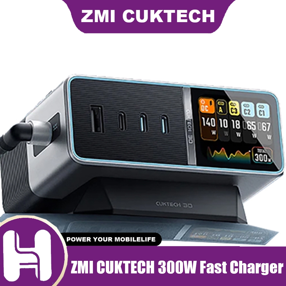 ZIMI CUKTACH 300W Fast Charger TA3005U Cool Tech 30 300W Super Power Station Ultra