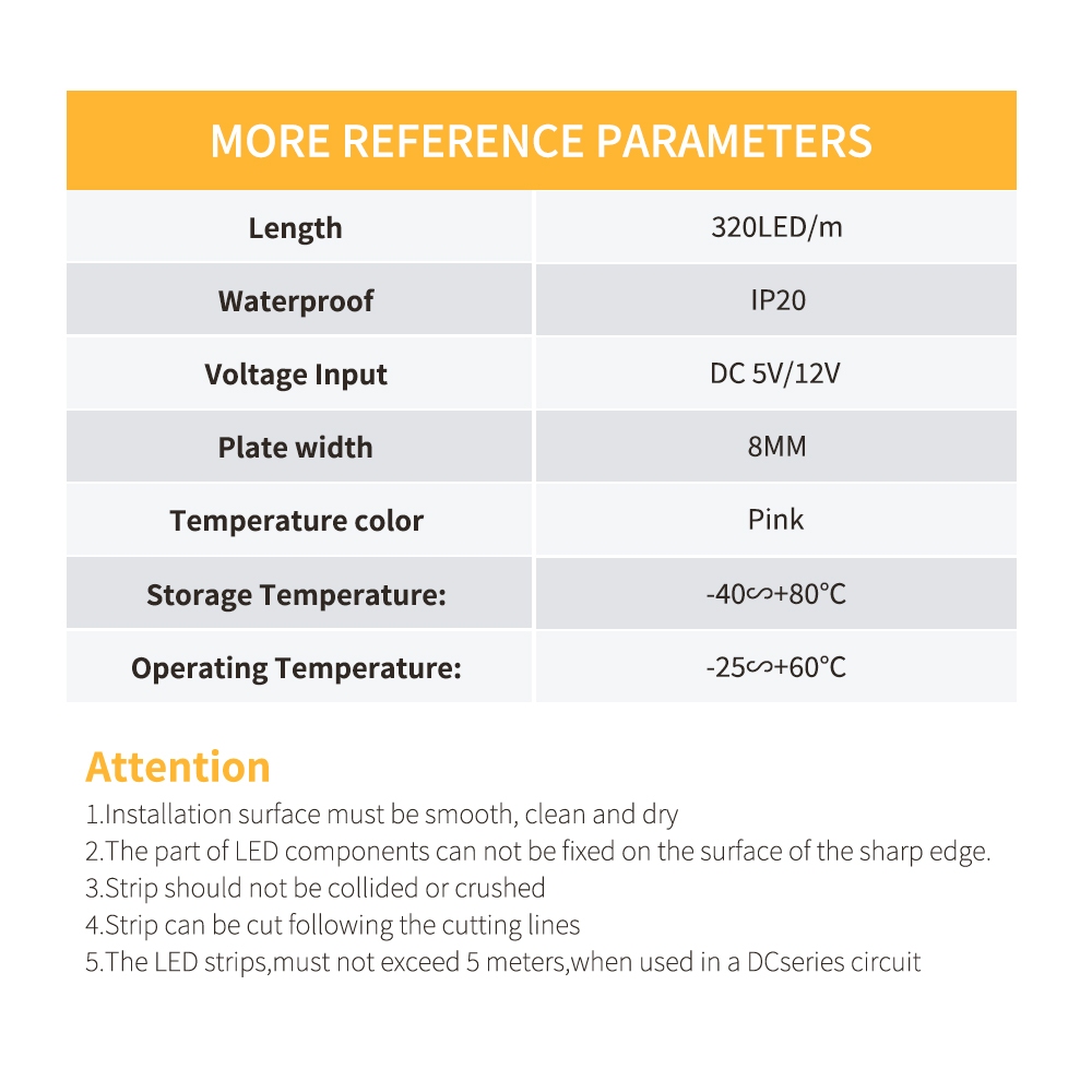 1-5M COB LED Strip L
