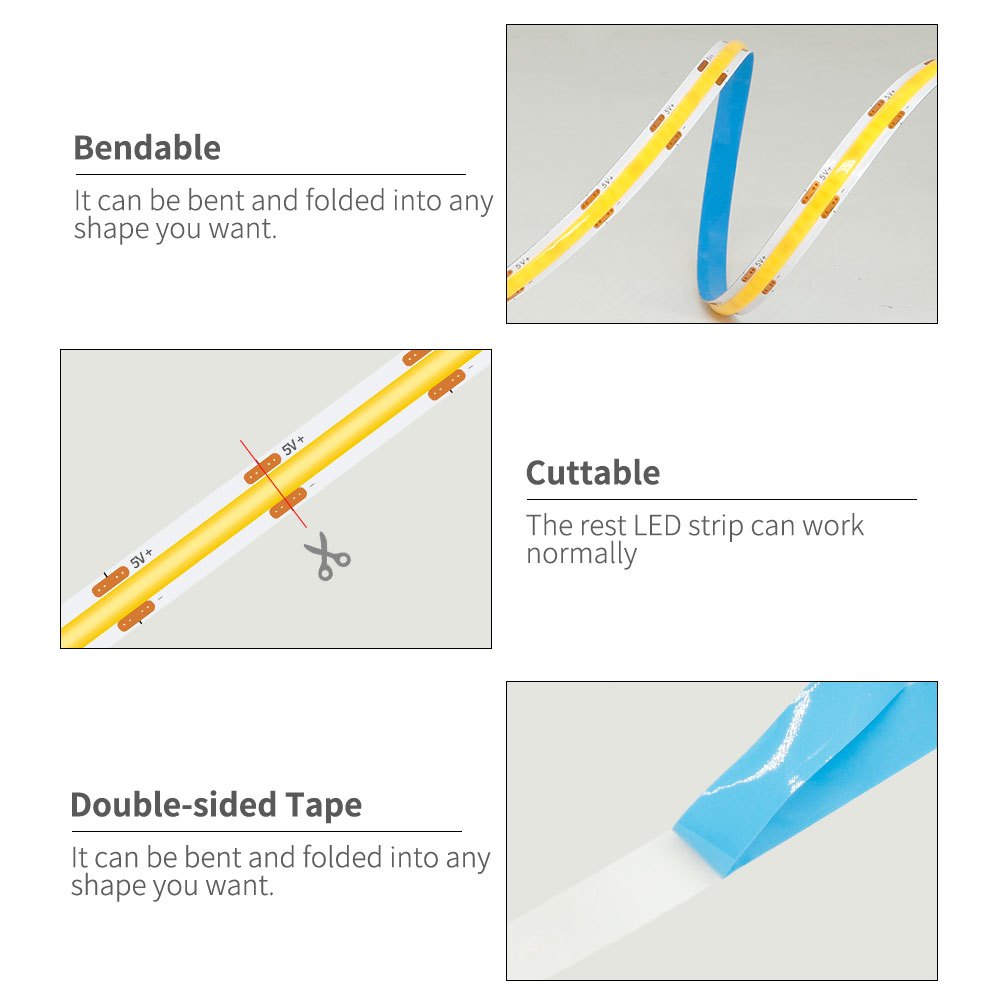 1-5M COB LED Strip L