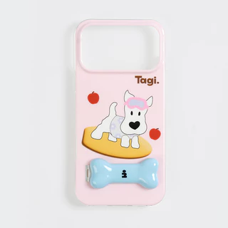Tagi. Haha Little Tail Metal Bracket Phone Cases เคสไอโฟน 16 pro max เคส iphone 17 16 15 14 pro max