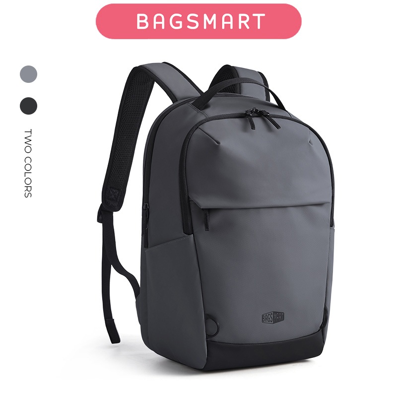 BAGSMART Daily Laptop Backpack 15.6 Inch Waterproof Travel Backpack with Multi Pockets Work School Outdoor Daypack