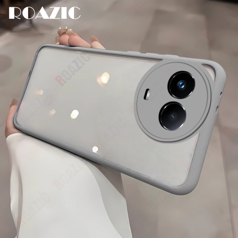 เคสอะคริลิคใสเข้ากันได้สําหรับRealme 11 5G 11X 5G 11 Pro 11 Pro + Anti Shock Dropฝาครอบป้องกันขอบนุ่