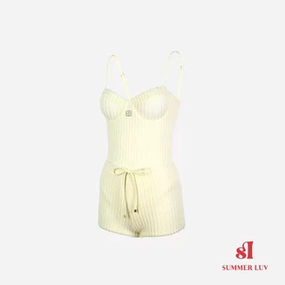[SUMMER LUV] ส่งไวจากไทย สีดำ สีขาว สามสีเหล็กรองรับแถบแนวตั้งชุดว่ายน้ําชิ้นเดียวนักมวยชุดสองชิ้น