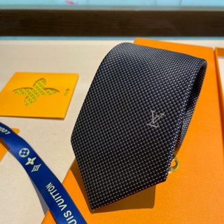 Top Jacquard Silk LV Mens Business Casual Tie พร้อมกล่อง