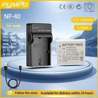 PUMPD FNP-40 CGA-S004E แบตเตอรี่สําหรับ Fujifilm J50 V10 F810 F700 F710 F610 F650