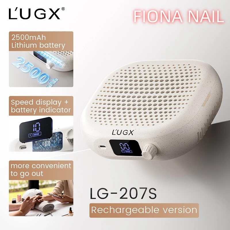 พร้อมส่ง เครื่องดูดฝุ่นขณะทำเล็บ LUGX LG-207 รุ่นแบบมีสาย   / LG-207S ไร้สายมีแบตในตัว เครื่องเล็กกระทัดรัด ใช้งานสะดวก 20 วัตต์  ดูดฝุ่นได้ดีมากกก thumbnail 4