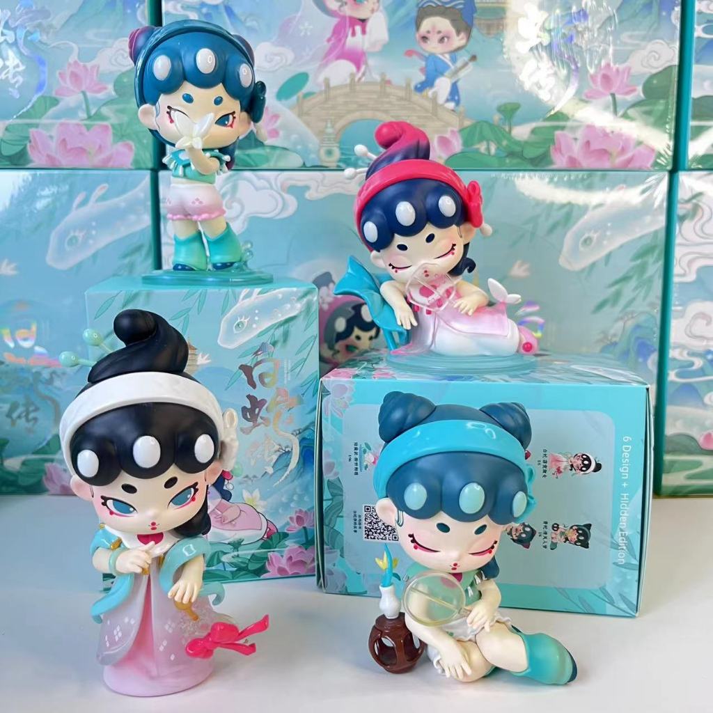 ⚡เตรียมการจัดส่ง⚡กล่องสุ่ม White Snake Legend Series Mystery Box Figure