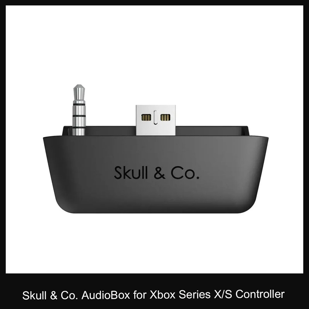 กระโหลกแอนด์โค AudioBox Bluetooth 5.0 เครื่องส่งสัญญาณเสียงที่รองรับ APTX LL อะแดปเตอร์สําหรับ Xbox 