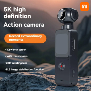 Xiaomi 5K กล้องวิดีโอแบบพกพา Anti-Shake 270 หมุนได้ Vlog Wif…