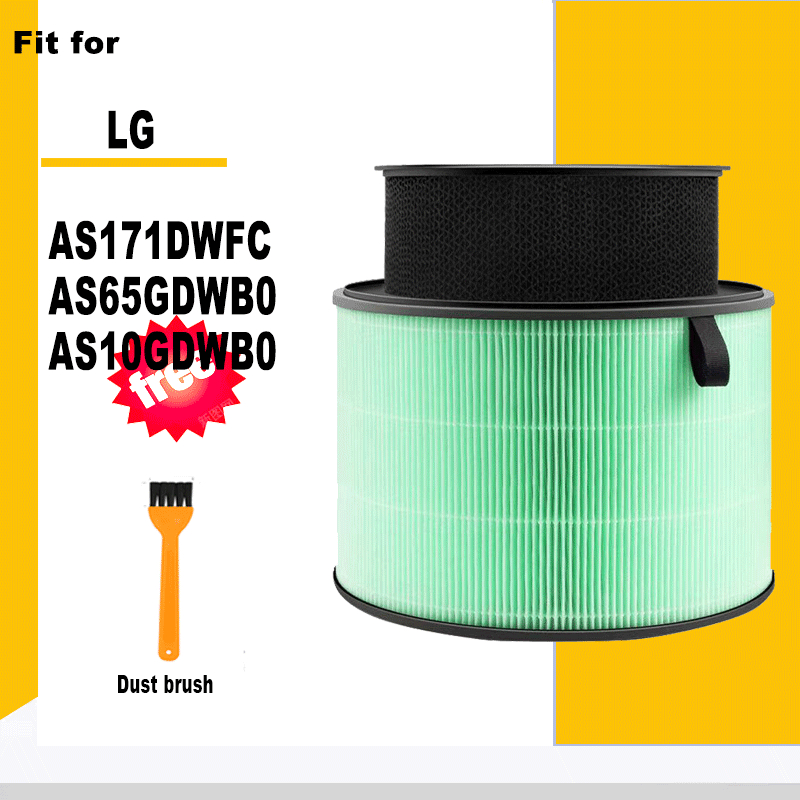 เหมาะกับ LG PuriCare 360o เครื่องฟอกอากาศ AS171DWFC AS65GDWB0 AS10GDWB0 Clean Booster Filter Replace