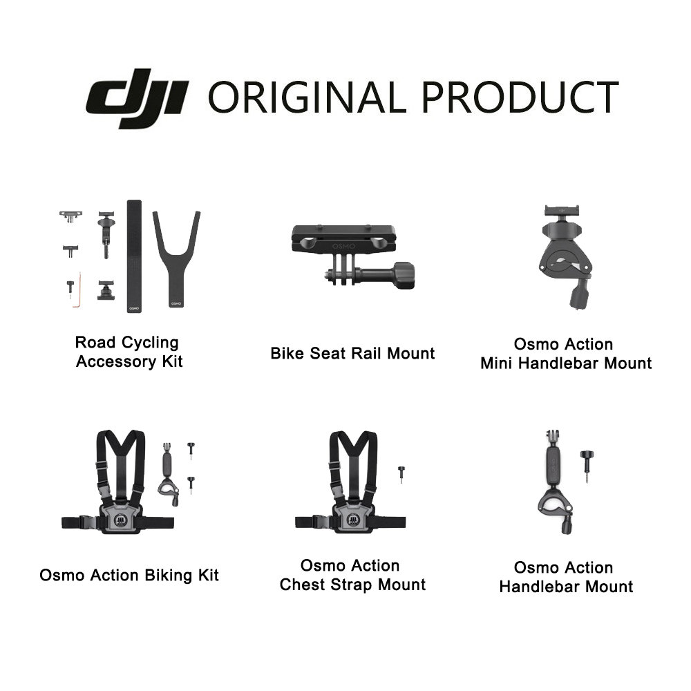 DJI Osmo Action Biking Kit สําหรับ DJI Osmo 360/Osmo Nano/Osmo Action 5 Pro/Osmo Action 4