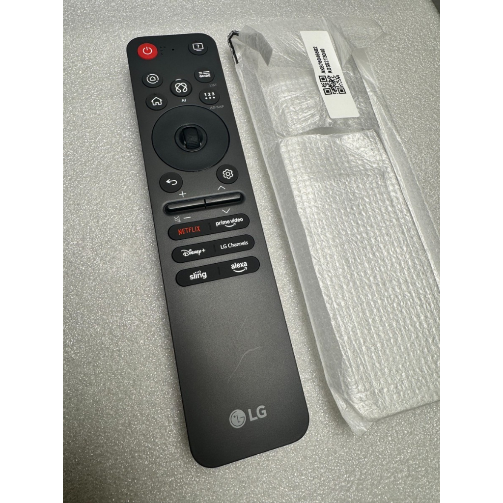 ใหม่ - 2025 LG Magic Remote พร้อม AI ปุ่มเฉพาะ - AKB76046602 - MR25GA - สีดํา